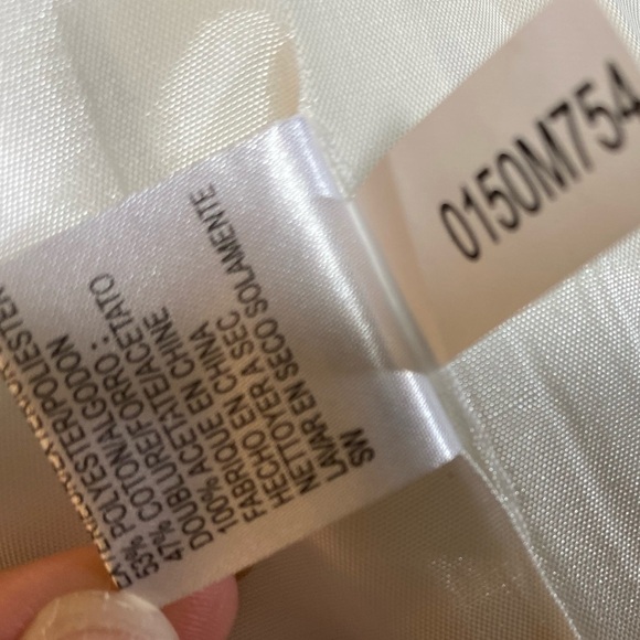 Isabella Demarco white button up collared dress size 4 - Picture 8 of 8